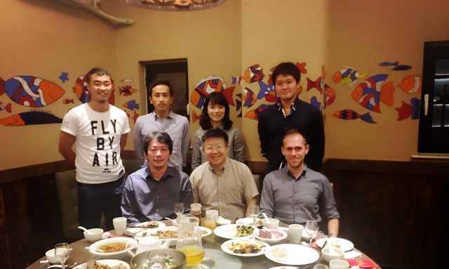 中国海洋大学Dong先生との夕ご飯