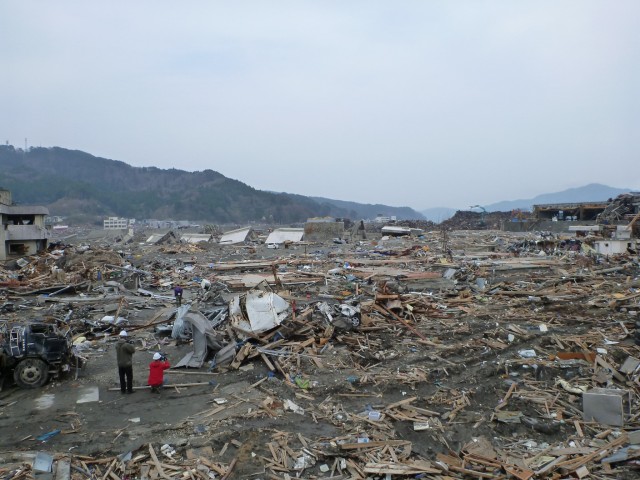 2011年東北地震津波・大槌町